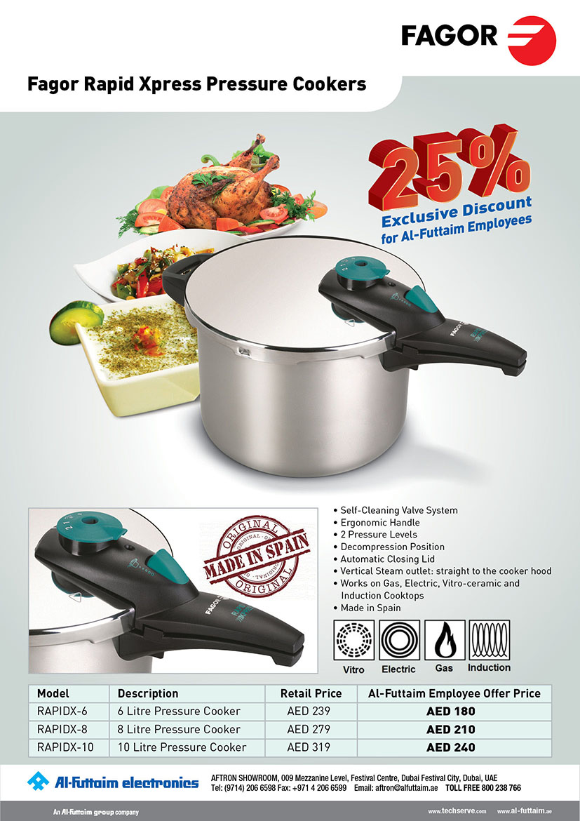 Fagor Pressure Cookers - Intranet 2
